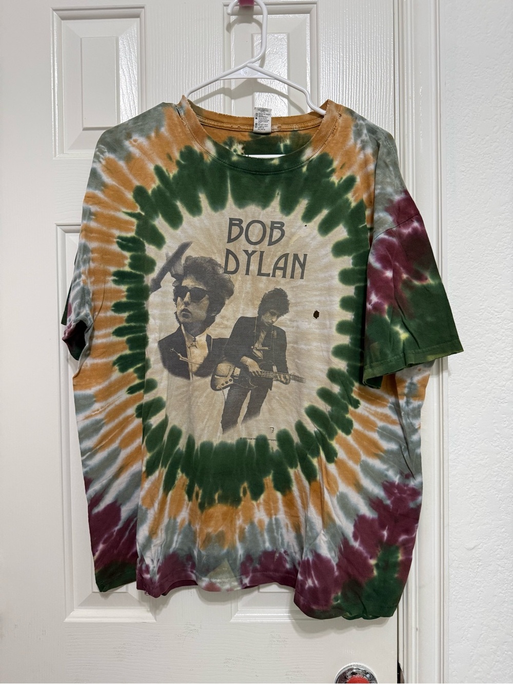 Vintage Bob Dylan Tie-Dye Graphic Tee